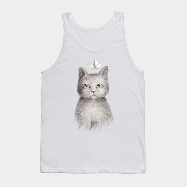 Dream cat Tank Top by Olya Yatsenko